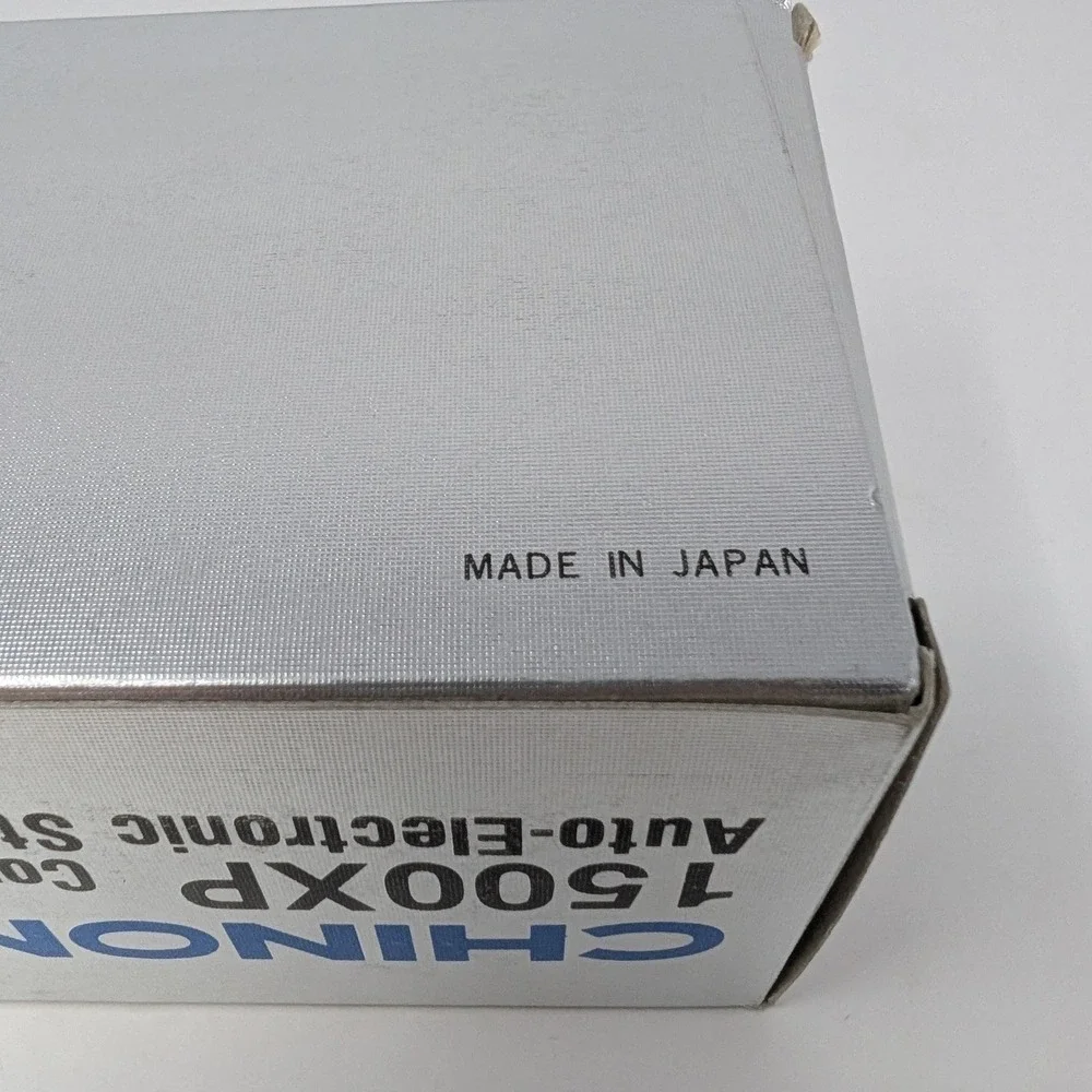 Chinon 1500XP Computer Auto-Electronic Strobe Flash Unit with Box & Manual